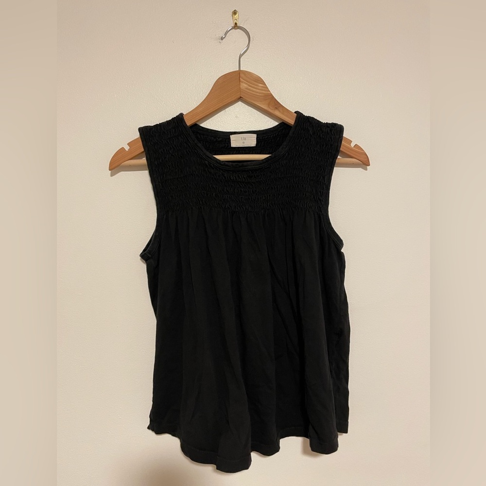 t.la XS Black Sleeveless Top